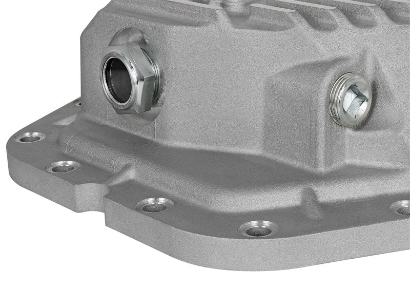 aFe Power Rear Diff Cover Raw Finish 2017 Ford F-350/F-450 V8 6.7L (td) Dana M300-14 (Dually) - Image 3