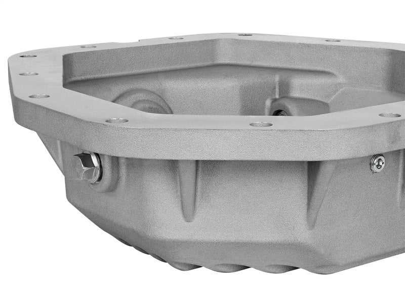 aFe Power Rear Diff Cover Raw Finish 2017 Ford F-350/F-450 V8 6.7L (td) Dana M300-14 (Dually) - Image 6
