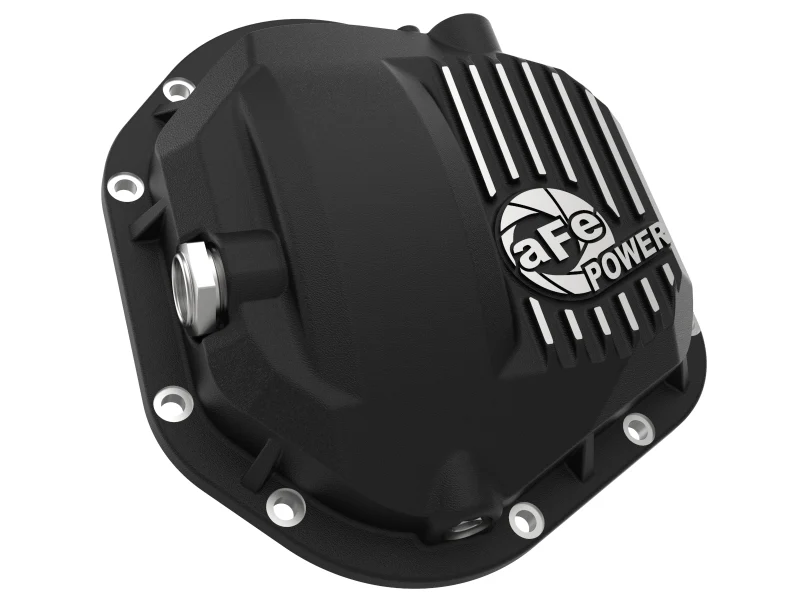 aFe Pro Series Dana 60 Front Differential Cover Black w/ Machined Fins 17-20 Ford Trucks (Dana 60) - Image 5