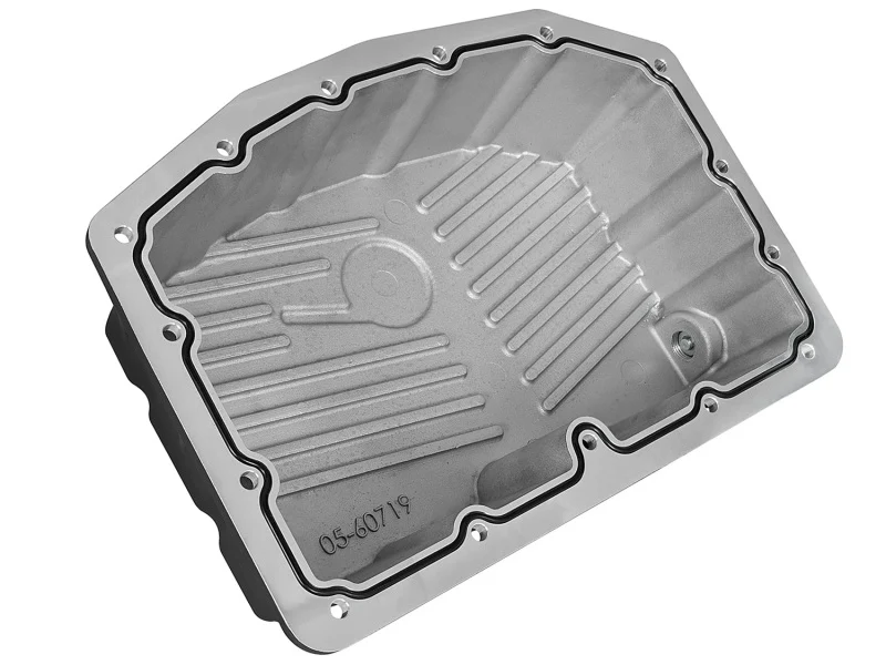AFE Pro Series Engine Oil Pan Black w/Machined Fins; 11-16 Ford Powerstroke V8-6.7L (td) - Image 2