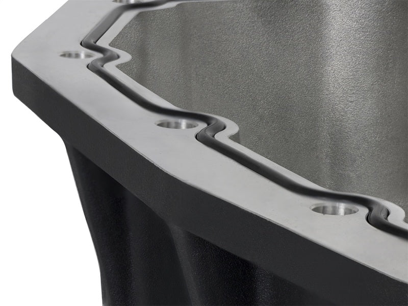 AFE Pro Series Engine Oil Pan Black w/Machined Fins; 11-16 Ford Powerstroke V8-6.7L (td) - Image 5
