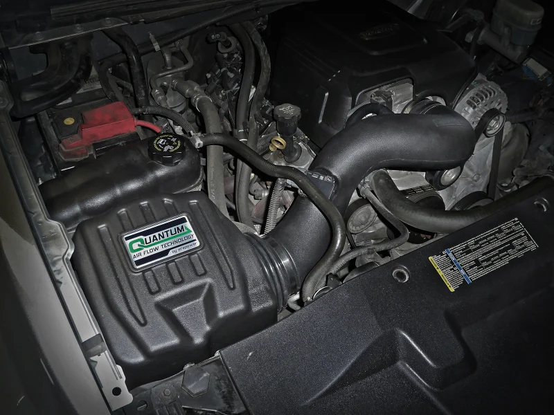 aFe Quantum Cold Air Intake System w/ Pro Dry S Media 09-13 GM Silverado / Sierra V8-4.8/5.3/6.2L - Image 2
