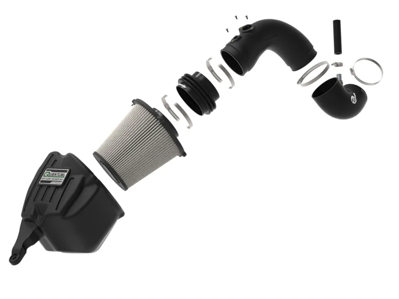 aFe Quantum Cold Air Intake System w/ Pro Dry S Media 10-12 Dodge Ram Diesel Trucks L6-6.7L (td) - Image 6