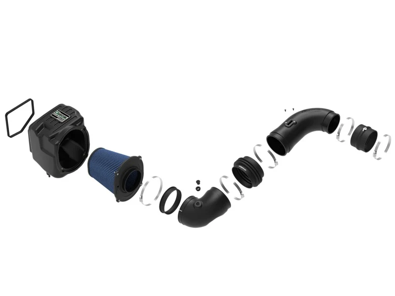 aFe Quantum Pro 5R Cold Air Intake System 08-10 GM/Chevy Duramax V8-6.6L LMM - Oiled - Image 4