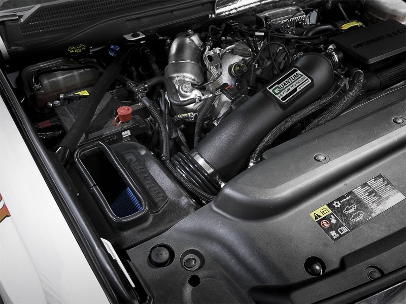 aFe Quantum Pro 5R Cold Air Intake System 17-18 GM/Chevy Duramax V6-6.6L L5P - Oiled - Image 2