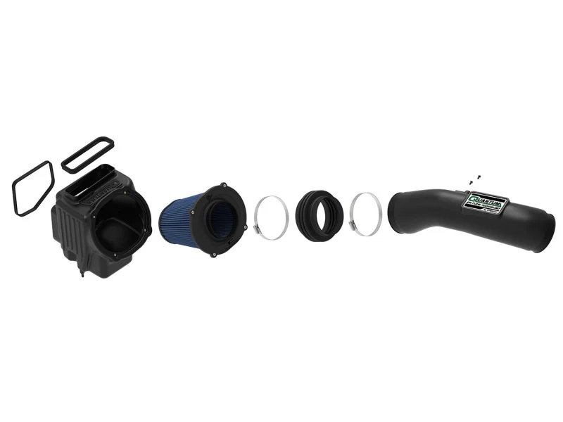 aFe Quantum Pro 5R Cold Air Intake System 17-18 GM/Chevy Duramax V6-6.6L L5P - Oiled - Image 6