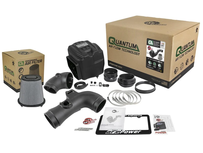 aFe Quantum Pro DRY S Cold Air Intake System 11-16 GM/Chevy Duramax V8-6.6L LML - Dry - Image 5
