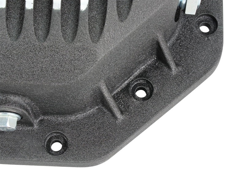 AFE Rear Differential Cover (Black Machined; Pro Series); Dodge/RAM 94-14 Corporate 9.25 (12-Bolt) - Image 4