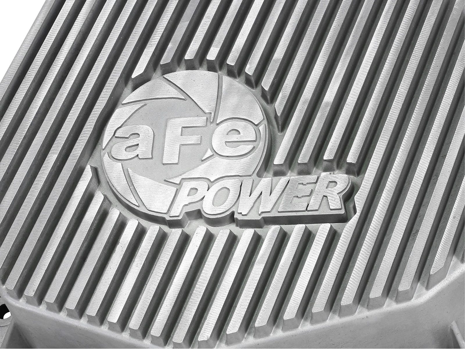 aFe Rear Differential Cover (Raw; Street Series); Dodge Diesel Trucks 03-05 L6-5.9L (td) - Image 4