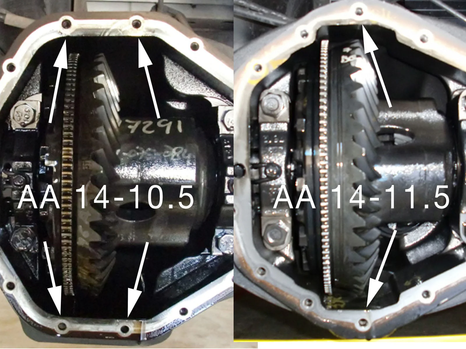 aFe Rear Differential Cover (Raw; Street Series); Dodge Diesel Trucks 03-05 L6-5.9L (td) - Image 5