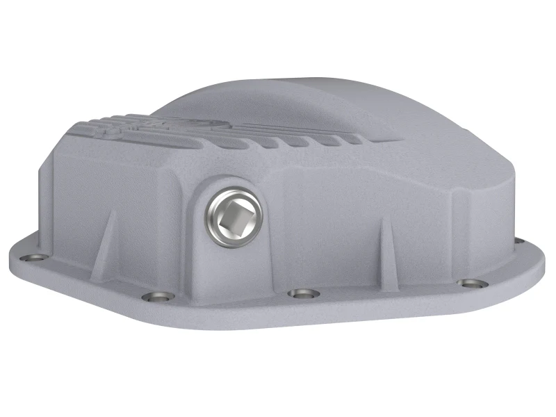 aFe Rear Differential Cover (Raw; Street Series); Dodge Diesel Trucks 94-02 L6-5.9L (td) - Image 2