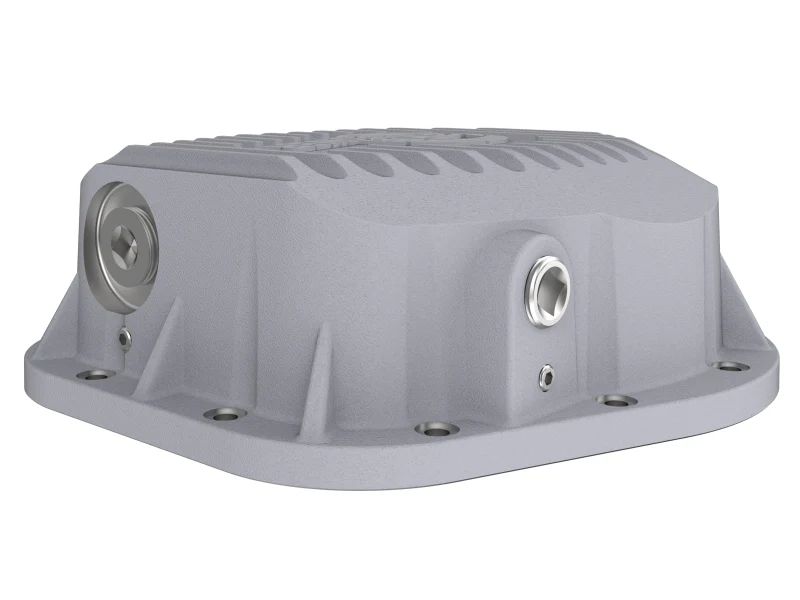 aFe Rear Differential Cover (Raw; Street Series); Ford Diesel Trucks 86-13 V8 (td) - Image 7