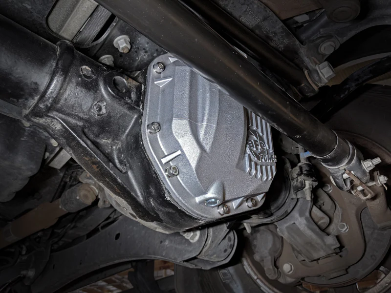 aFe Street Series Dana 60 Front Differential Cover Raw w/ Machined Fins 17-20 Ford Trucks (Dana 60) - Image 2