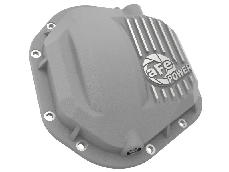 aFe Street Series Dana 60 Front Differential Cover Raw w/ Machined Fins 17-20 Ford Trucks (Dana 60) - Image 3