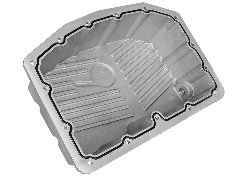 aFe Street Series Engine Oil Pan Raw w/ Machined Fins; 11-17 Ford Powerstroke V8-6.7L (td) - Image 7