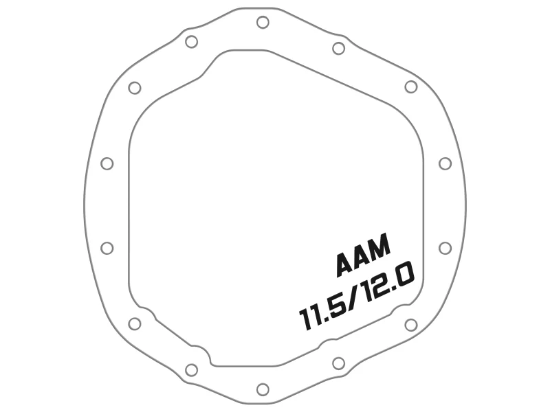 aFe Street Series Rear Differential Cover Raw w/ Machined Fins 20-21 GM Trucks V8-6.6L - Image 2