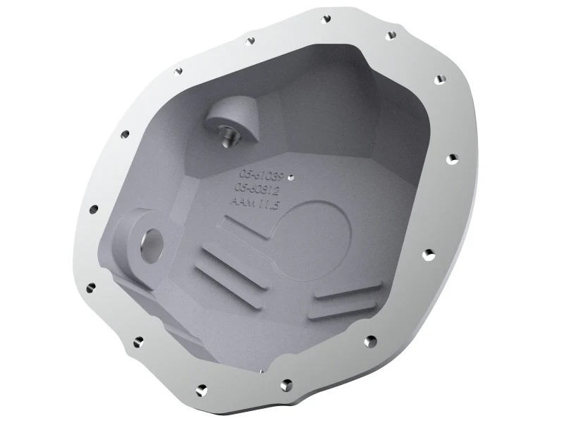 aFe Street Series Rear Differential Cover Raw w/ Machined Fins 20-21 GM Trucks V8-6.6L - Image 5