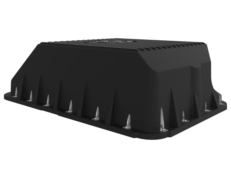 aFe Transmission Pan (Black); Ford Diesel Trucks 03-10 V8-6.0/6.4L (td) - Image 4