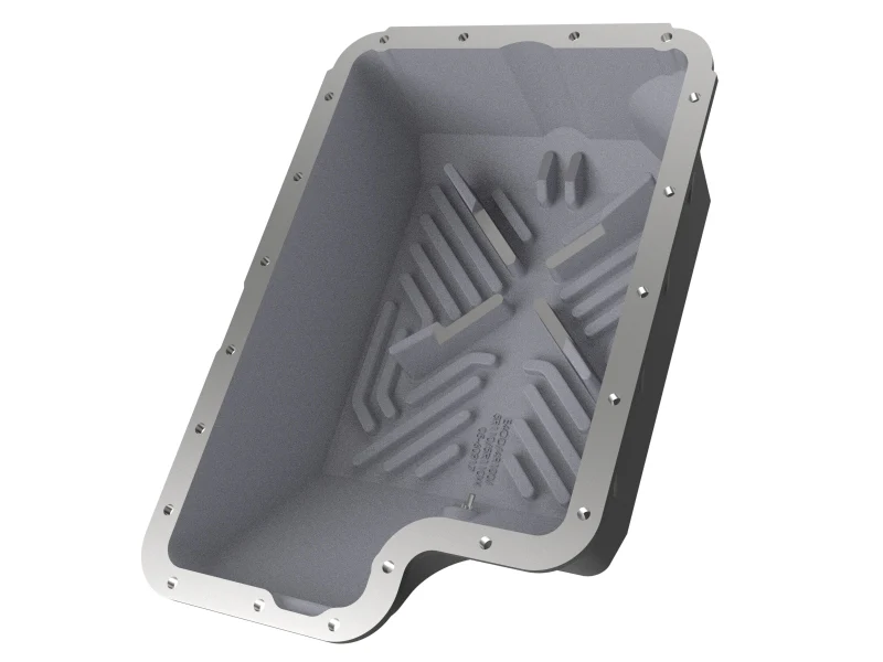 aFe Transmission Pan (Black); Ford Diesel Trucks 03-10 V8-6.0/6.4L (td) - Image 6