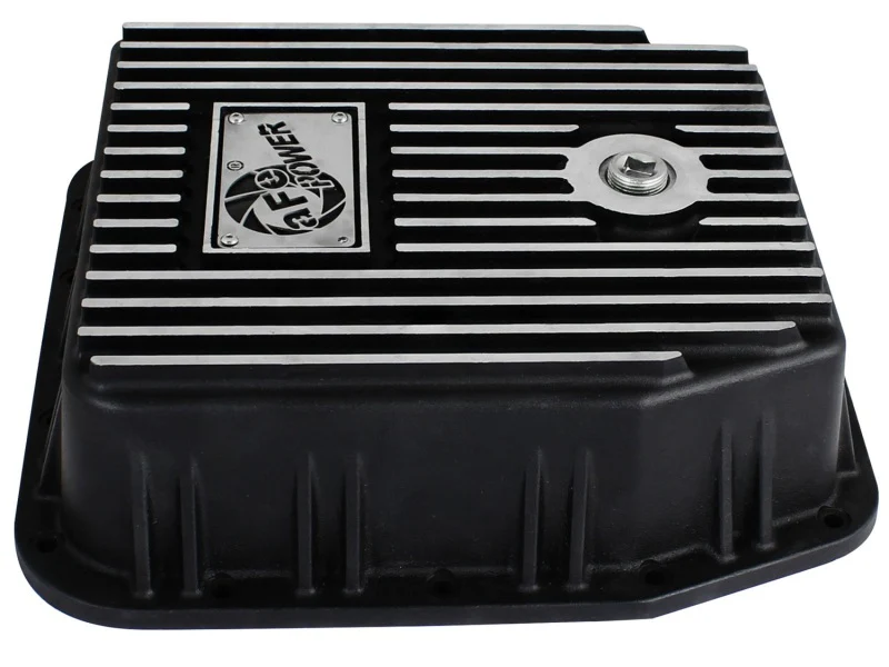 aFe Transmission Pan (Black); Ford Trucks 94-08 AODE - Image 8