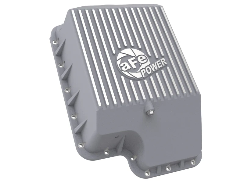 aFe Transmission Pan (Raw); Ford Diesel Trucks 03-10 V8-6.0/6.4L (td) - Image 6