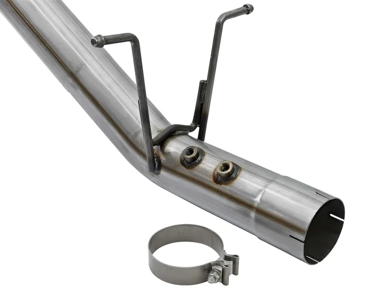 aFe Victory Series 4in 409-SS DPF-Back Exhaust w/ Dual Black Tips 2017 GM Duramax V8-6.6L(td) L5P - Image 4