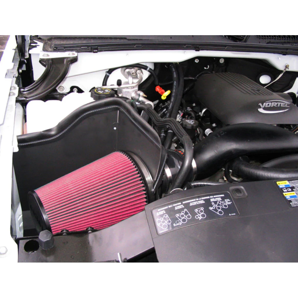 Airaid 05-06 Chevy HD 6.0L CAD Intake System w/ Tube (Oiled / Red Media) - Image 2