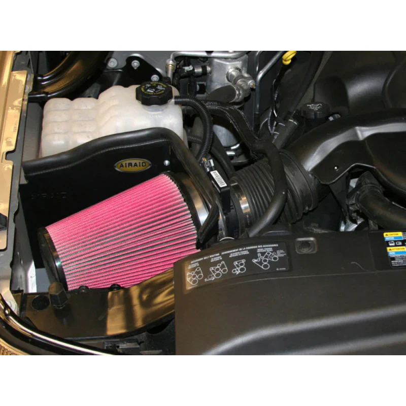 Airaid 99-06 Chevy Silverado 4.8/5.3/6.0L (w/Low Hood) CAD Intake System w/o Tube (Dry / Red Media) - Image 2