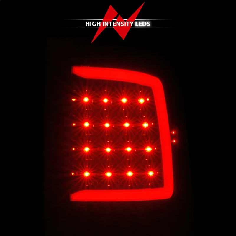 ANZO 09-18 Dodge Ram 1500 Full LED Taillights w/ Sequential Black Housing/Smoke Lens - Image 11