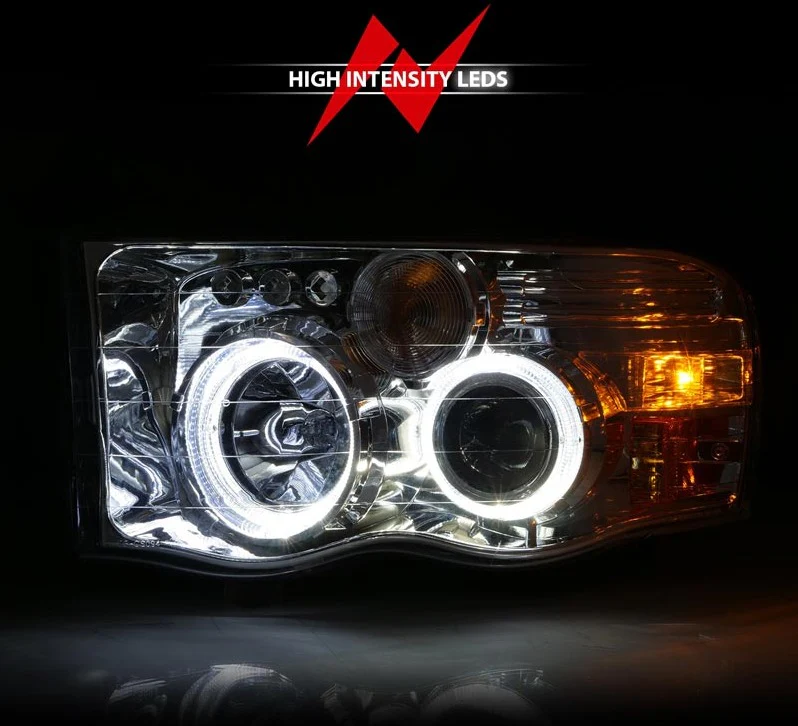 Anzo 111491 Chrome Halo Projector Headlights - Image 4