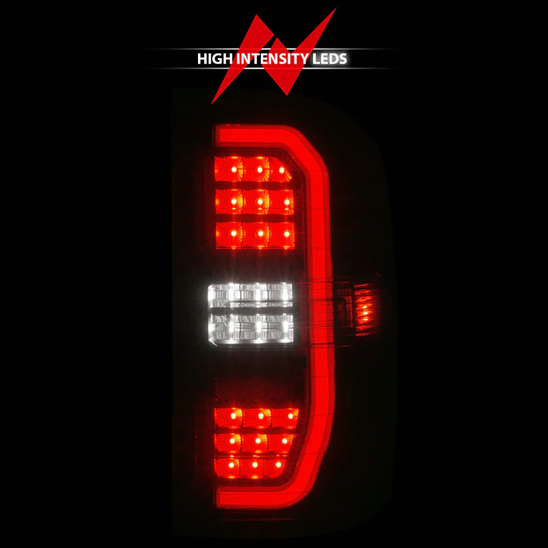 ANZO 14-18 GMC Sierra 1500 Full LED Taillights Black Housing Smoke Lens (w/C Light Bars) - Image 11