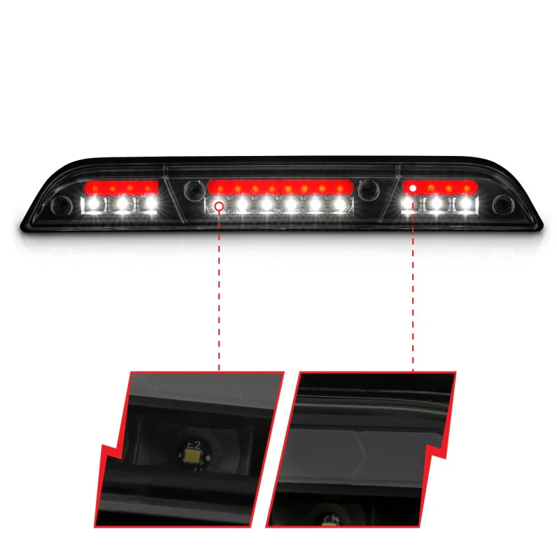 ANZO 15-20 Ford F-150 - F-450 LED Third Brake Light - Black Housing/Smoke Lens - Image 9