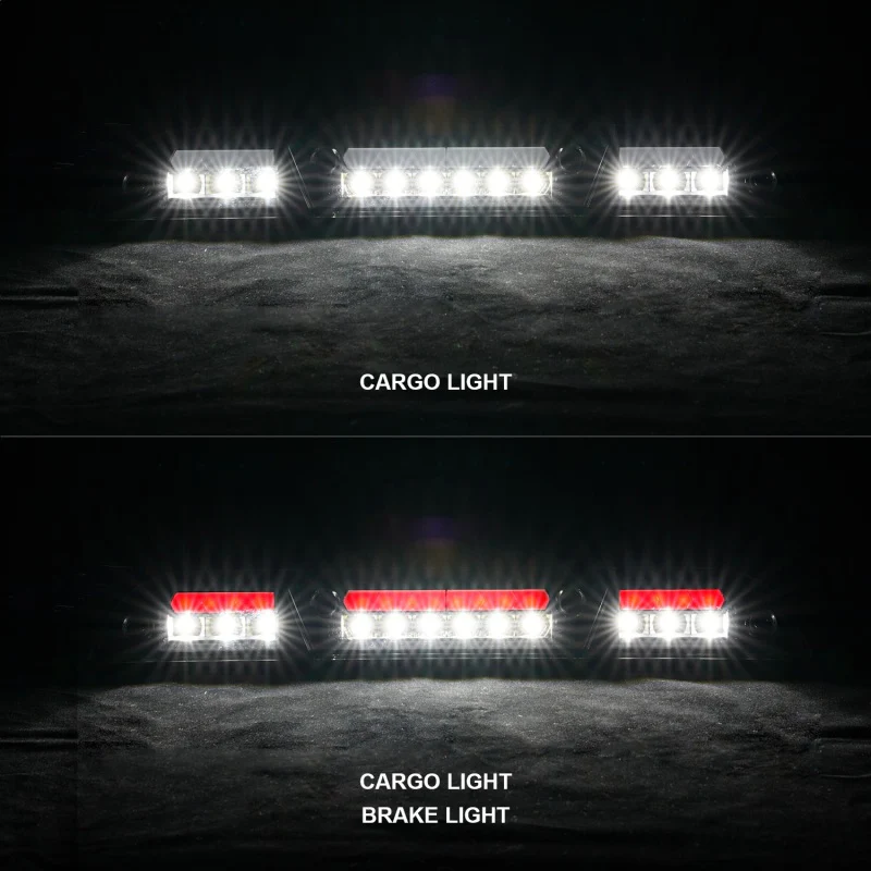 ANZO 15-20 Ford F-250 - F-550 LED Third Brake Light - Black Housing/Clear Lens - Image 13