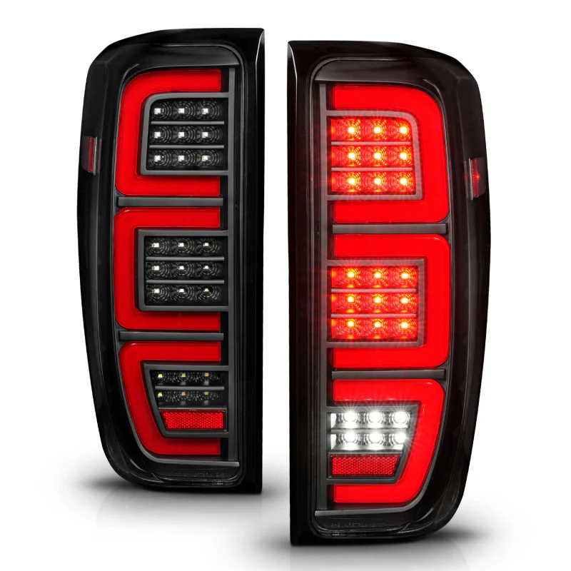 ANZO 19-23 GMC Sierra 1500/2500HD/3500HD Black Replacement Full LED Bar Tail Light - Image 9
