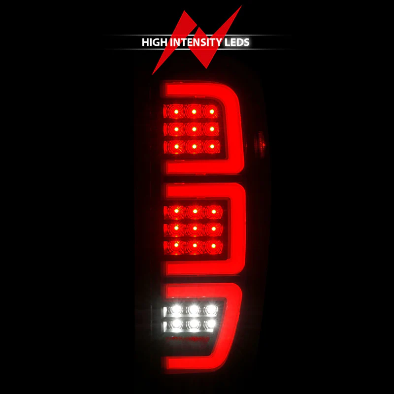 ANZO 19-23 GMC Sierra 1500/2500HD/3500HD Black Replacement Full LED Bar Tail Light - Image 11