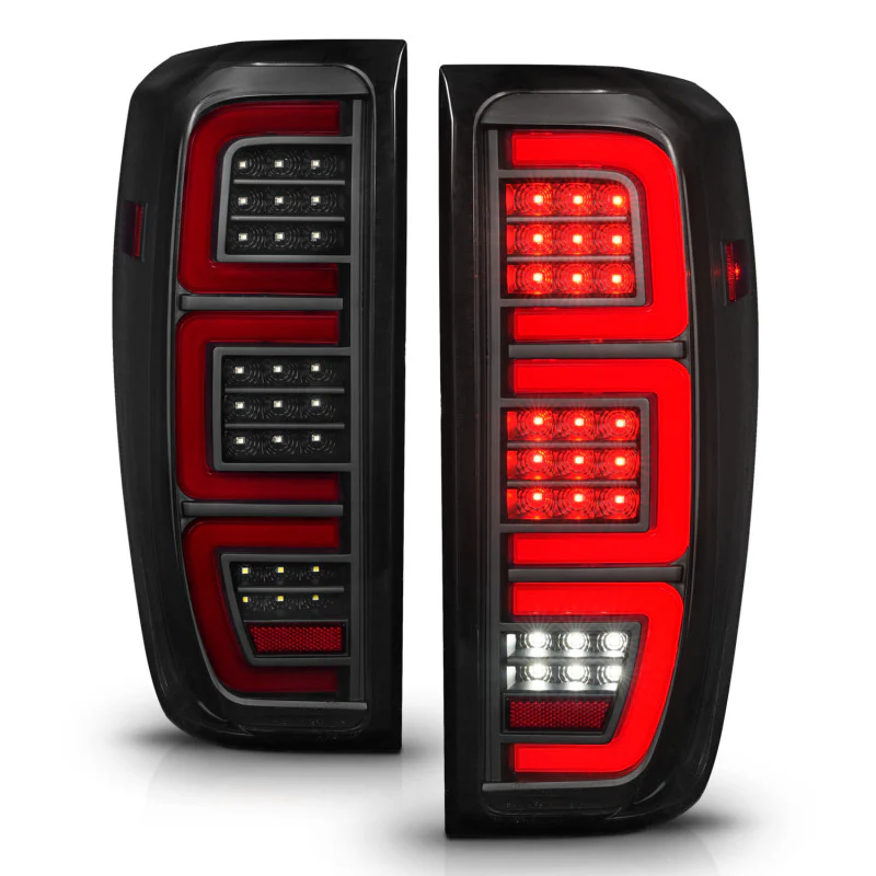 ANZO 19-23 GMC Sierra 1500/2500HD/3500HD Smoke Black Replacement Full LED Bar Tail Light - Image 10