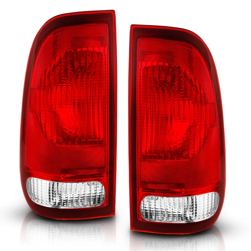 ANZO 1997-2003 Ford F-150 Taillight Red/Clear Lens (OE Replacement) - Image 9