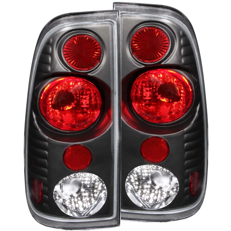ANZO 1997-2003 Ford F-150 Taillights Black G2 - Image 2