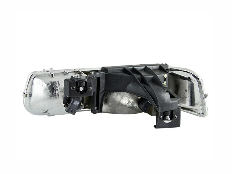 ANZO 1999-2002 Chevrolet Silverado 1500 Crystal Headlights Chrome - Image 11