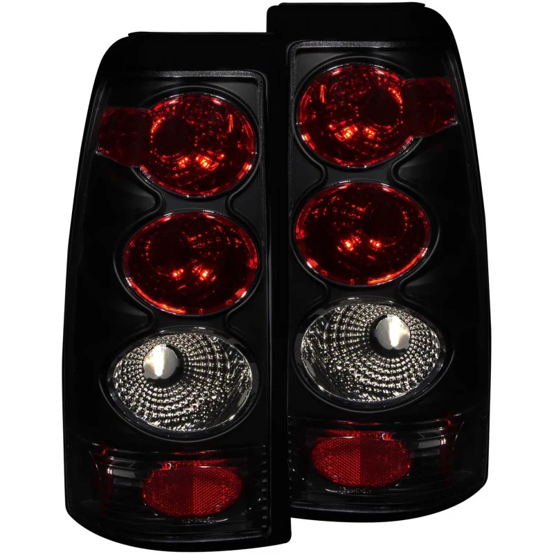 ANZO 1999-2002 Chevrolet Silverado 1500 Taillights Dark Smoke - Image 2
