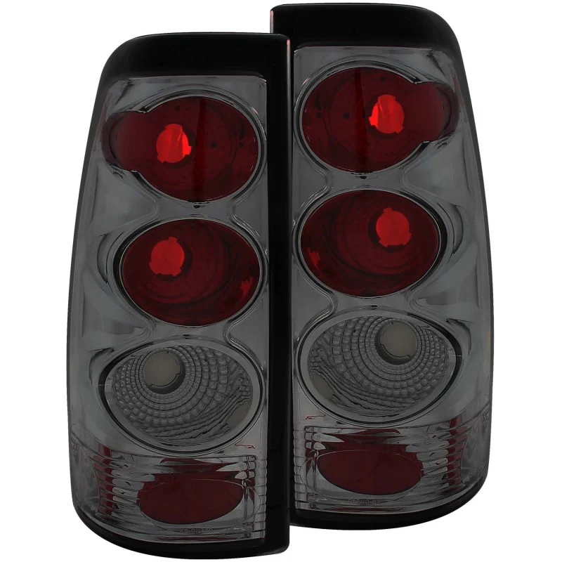 ANZO 1999-2002 Chevrolet Silverado 1500 Taillights Smoke - Image 2