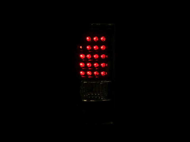 ANZO 1999-2007 Chevrolet Silverado 1500 LED Taillights Black - Image 3
