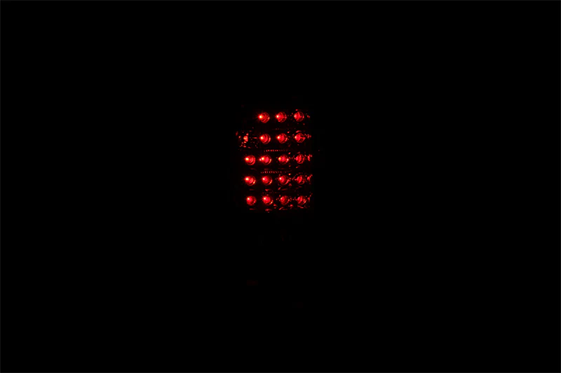 ANZO 1999-2007 Chevrolet Silverado 1500 LED Taillights Red/Clear - Image 4