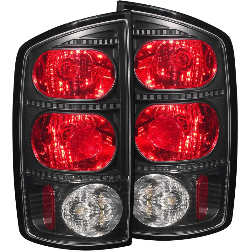 ANZO 2002-2005 Dodge Ram 1500 Taillights Dark Smoke - Image 2