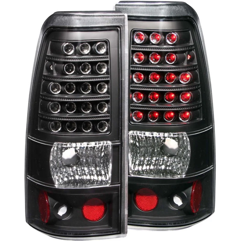 ANZO 2003-2006 Chevrolet Silverado 1500 LED Taillights Black - Image 2