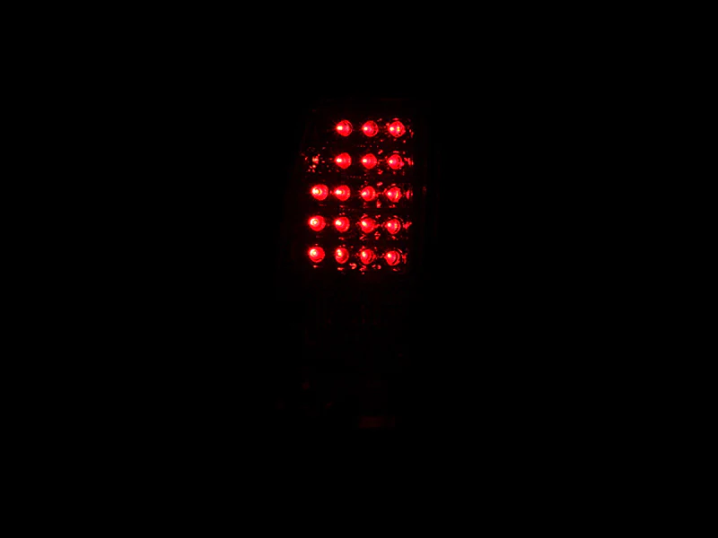 ANZO 2003-2006 Chevrolet Silverado 1500 LED Taillights Red/Clear - Image 4