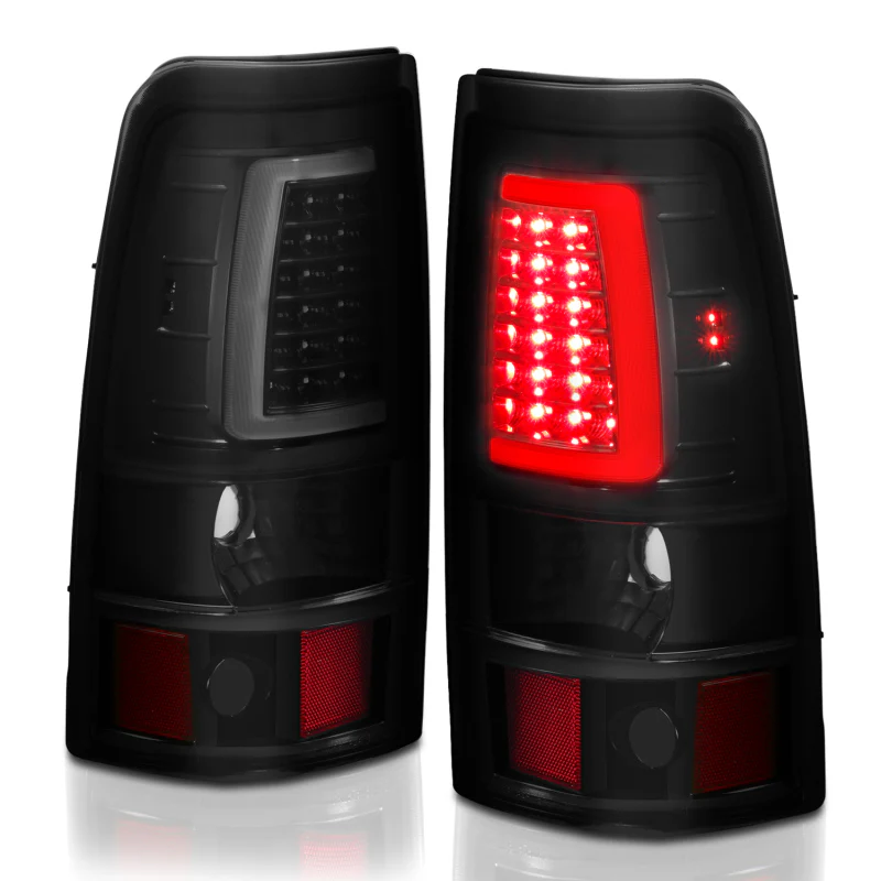 ANZO 2003-2006 Chevy Silverado 1500 LED Taillights Plank Style Black w/Smoke Lens - Image 13
