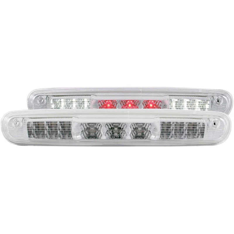 ANZO 2007-2013 Chevrolet Silverado 1500 LED 3rd Brake Light Chrome B - Series - Image 2