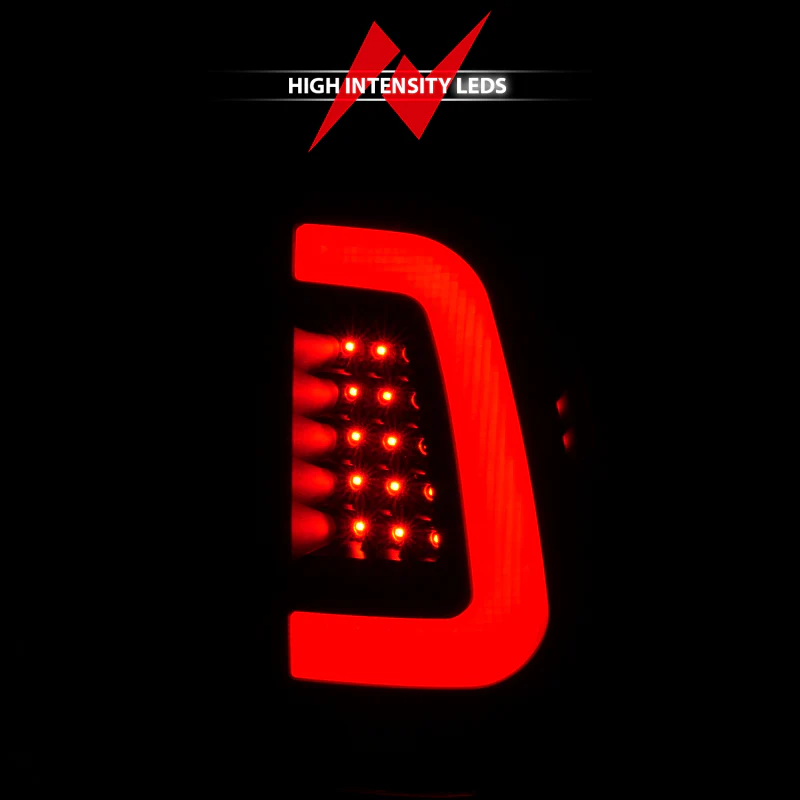 ANZO 2008-2016 Ford F-250 LED Taillights Black Housing Clear Lens (Pair) - Image 13
