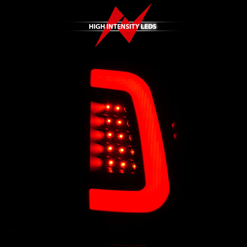 ANZO 2008-2016 Ford F-250 LED Taillights Black Housing Clear Lens (Pair) - Image 8